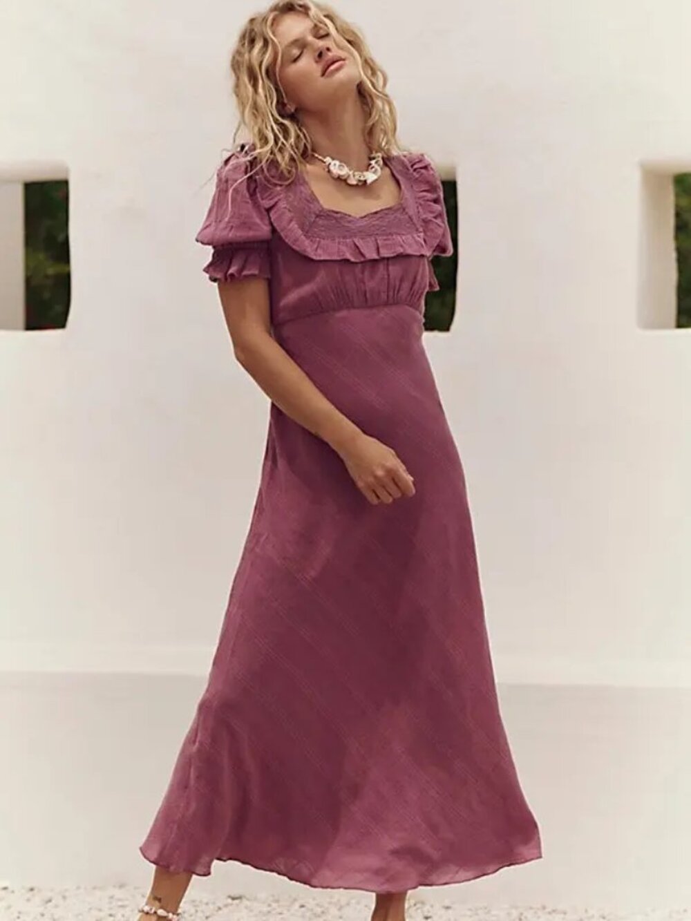 Free People Now and Forever Midi Dress